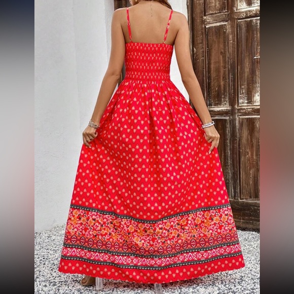 Boho floral print cami maxi dress - Picture 7 of 8